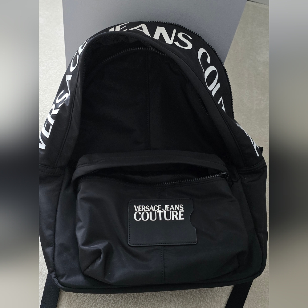 Authentic Versace Jeans Couture Black Backpack